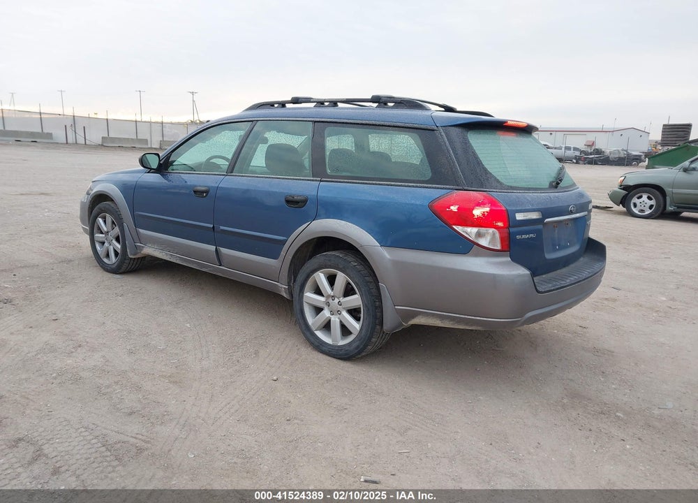 2008 SUBARU OUTBACK VIN: 4S4BP61CX87348032