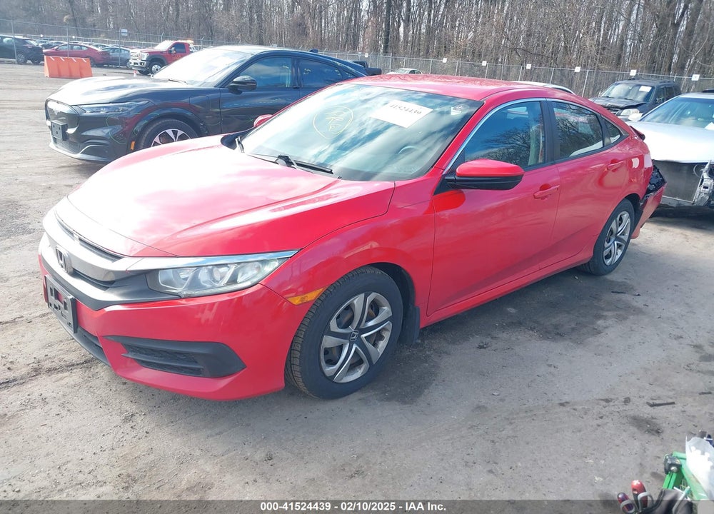2016 HONDA CIVIC VIN: 2HGFC2F52GH555801