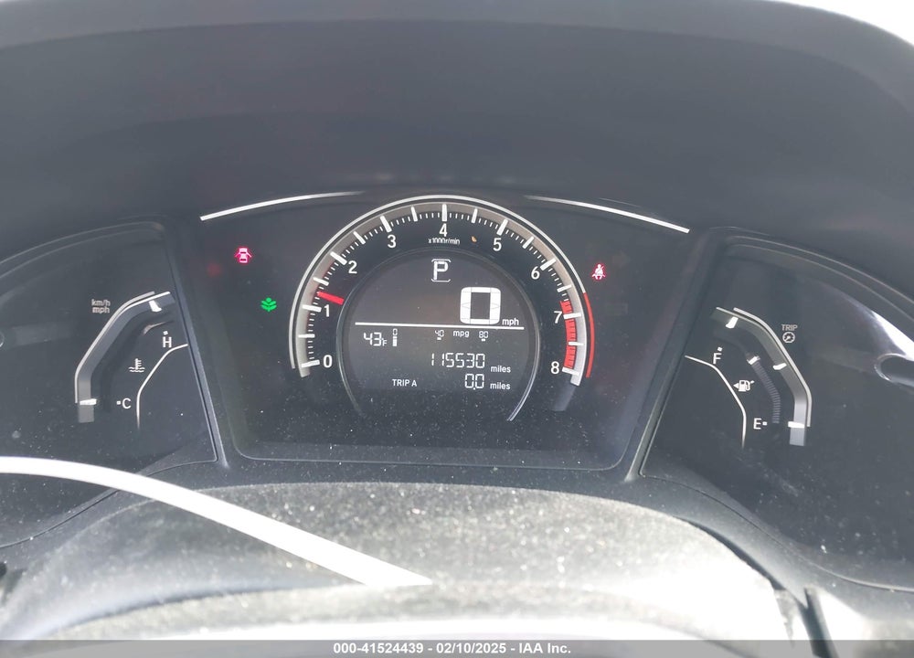 2016 HONDA CIVIC VIN: 2HGFC2F52GH555801
