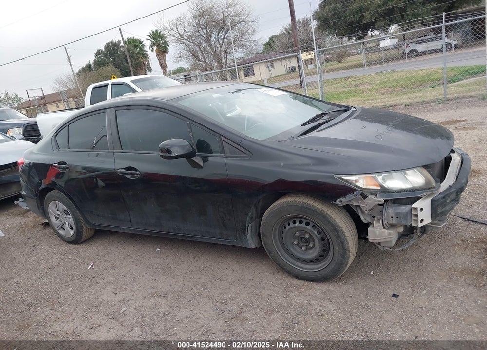 2013 HONDA CIVIC LX VIN: 2HGFB2F52DH576081