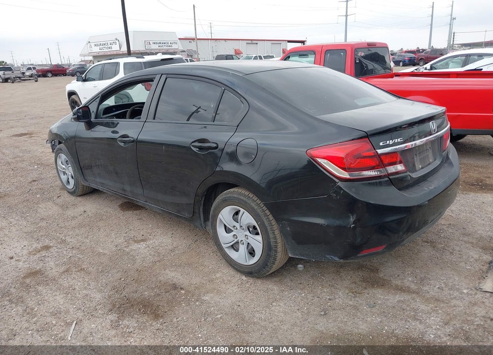 2013 HONDA CIVIC LX VIN: 2HGFB2F52DH576081