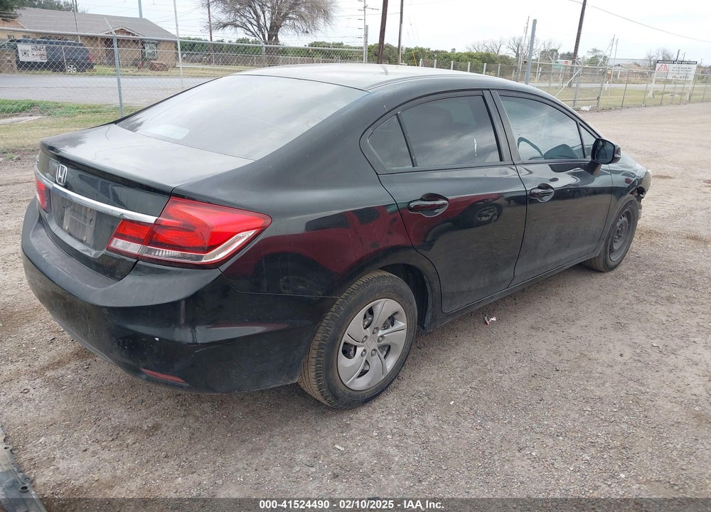 2013 HONDA CIVIC LX VIN: 2HGFB2F52DH576081