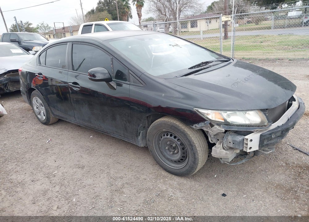2013 HONDA CIVIC LX VIN: 2HGFB2F52DH576081