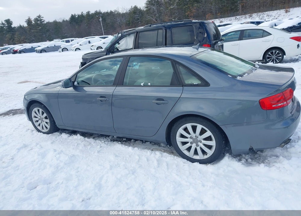 2012 AUDI A4 2.0T PREMIUM VIN: WAUBFAFL5CN019419