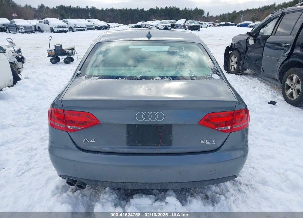 2012 AUDI A4 2.0T PREMIUM VIN: WAUBFAFL5CN019419