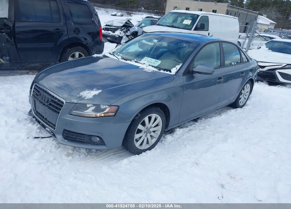 2012 AUDI A4 2.0T PREMIUM VIN: WAUBFAFL5CN019419