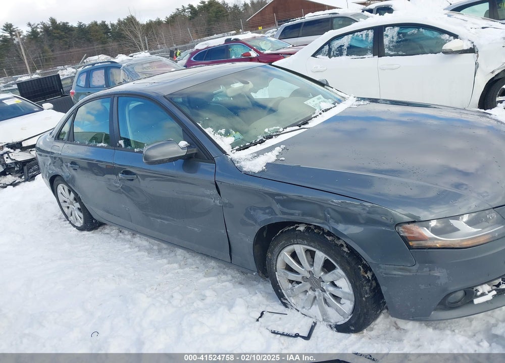 2012 AUDI A4 2.0T PREMIUM VIN: WAUBFAFL5CN019419