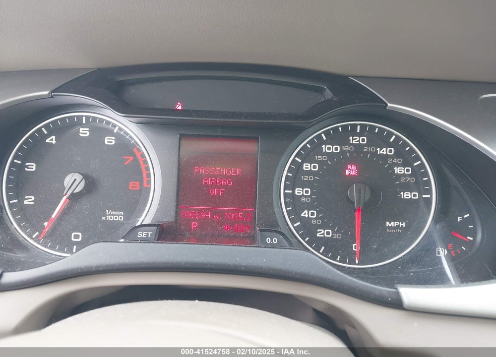 2012 AUDI A4 2.0T PREMIUM VIN: WAUBFAFL5CN019419