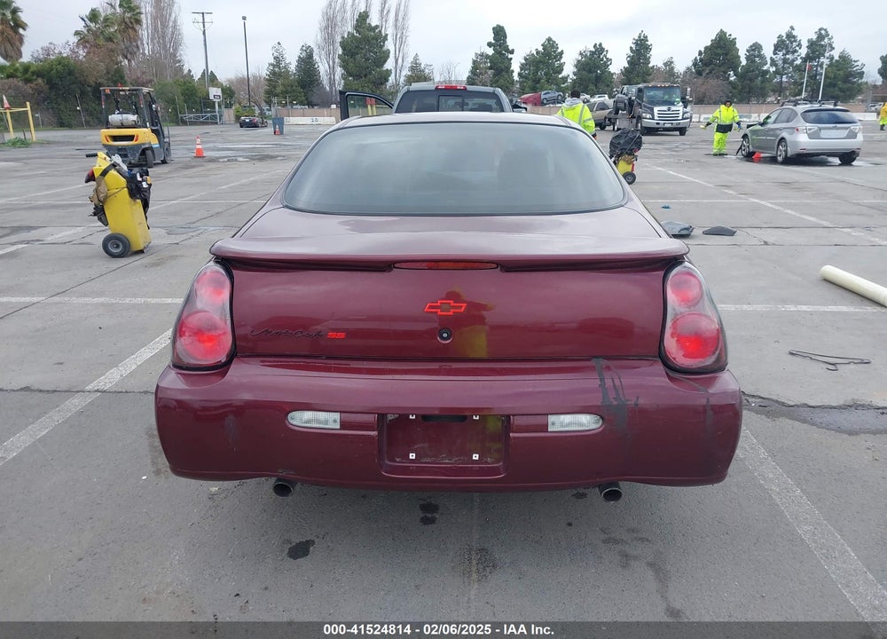 2002 CHEVROLET MONTE CARLO SS VIN: 2G1WX15K429200306
