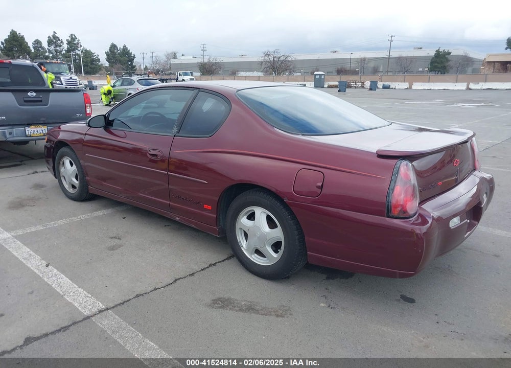 2002 CHEVROLET MONTE CARLO SS VIN: 2G1WX15K429200306