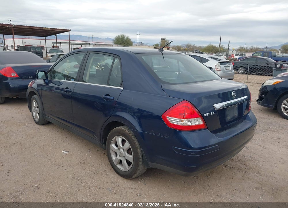 2007 NISSAN VERSA VIN: 3N1BC11E47L449116