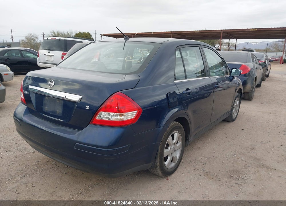 2007 NISSAN VERSA VIN: 3N1BC11E47L449116