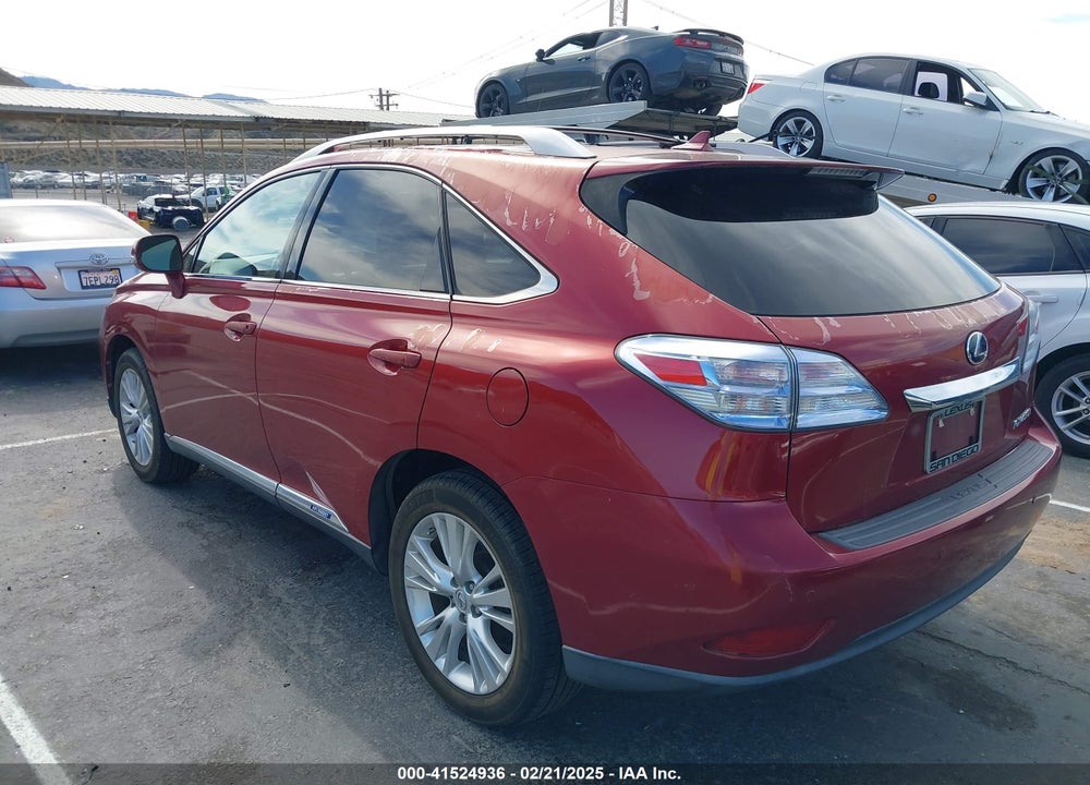 2011 LEXUS RX 450H VIN: JTJBC1BA6B2037294