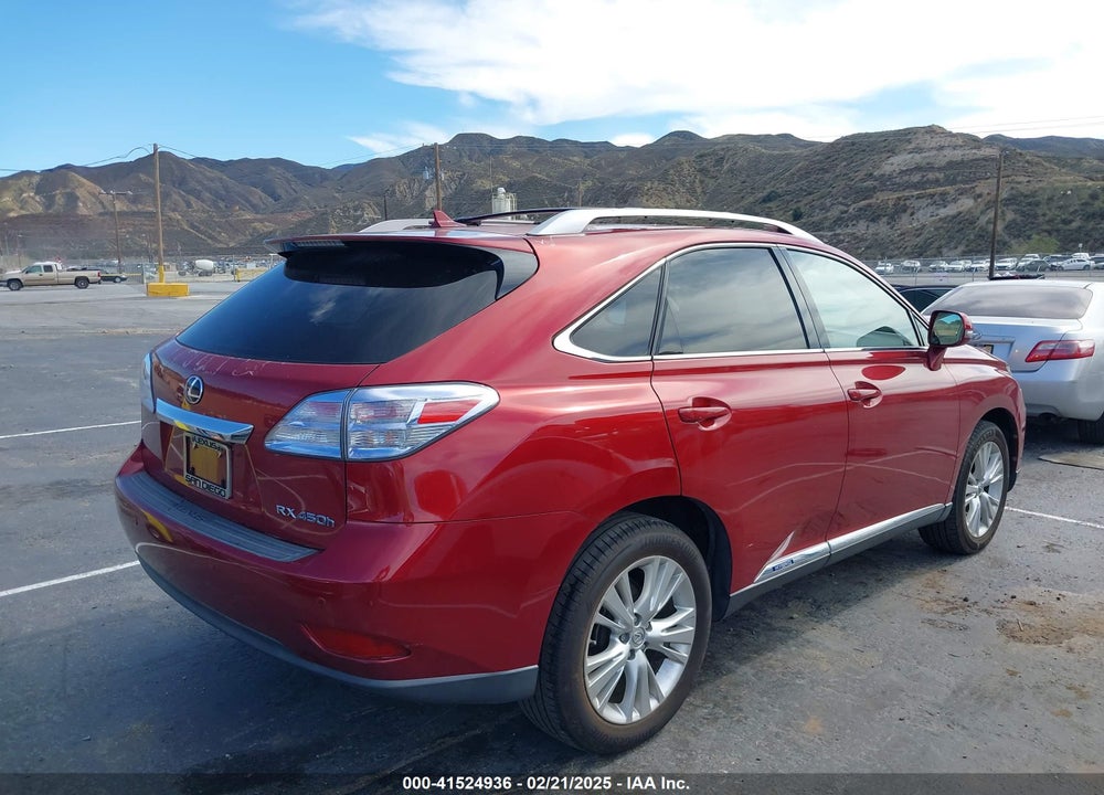 2011 LEXUS RX 450H VIN: JTJBC1BA6B2037294