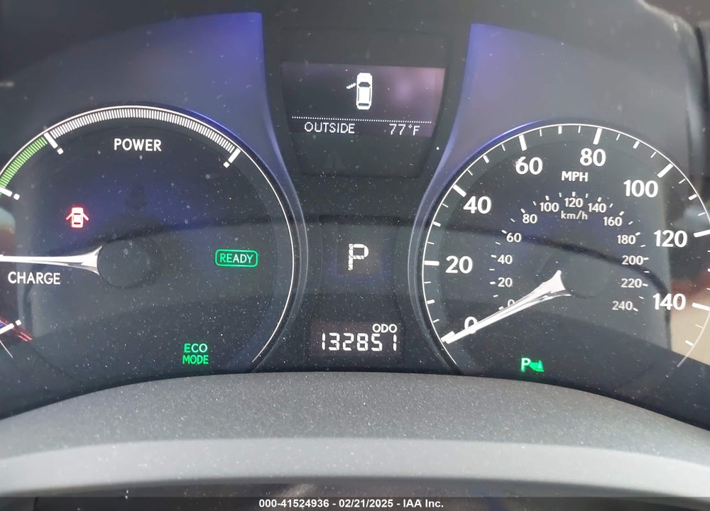 2011 LEXUS RX 450H VIN: JTJBC1BA6B2037294