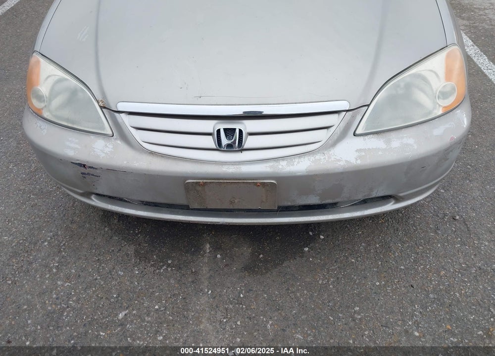 2001 HONDA CIVIC LX VIN: 1HGES165X1L013445