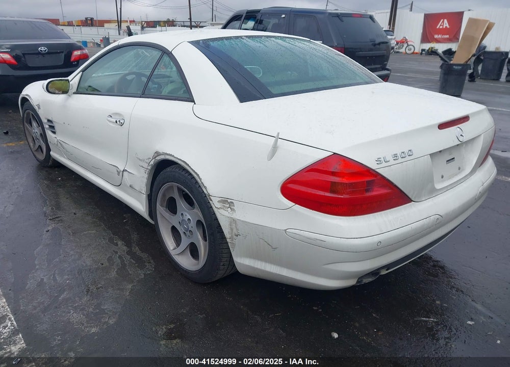 2004 MERCEDES-BENZ SL 500 VIN: WDBSK75F84F066502