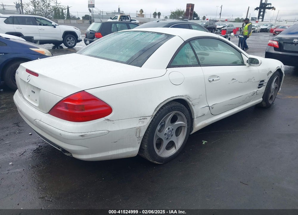 2004 MERCEDES-BENZ SL 500 VIN: WDBSK75F84F066502