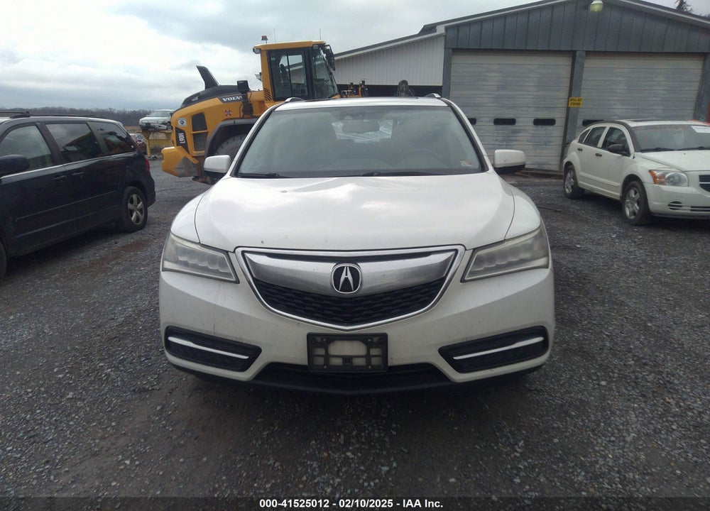 2014 ACURA MDX TECHNOLOGY PKG W/ENTERTAINMENT PKG VIN: 5FRYD4H65EB026396