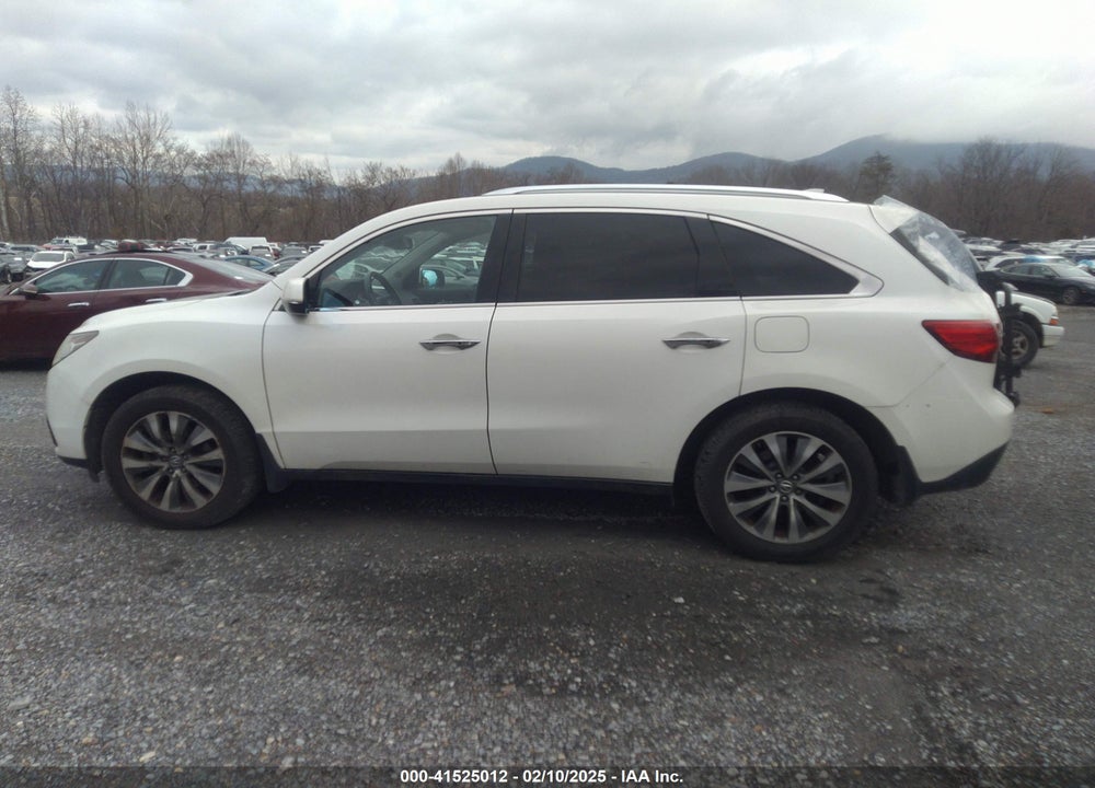 2014 ACURA MDX TECHNOLOGY PKG W/ENTERTAINMENT PKG VIN: 5FRYD4H65EB026396