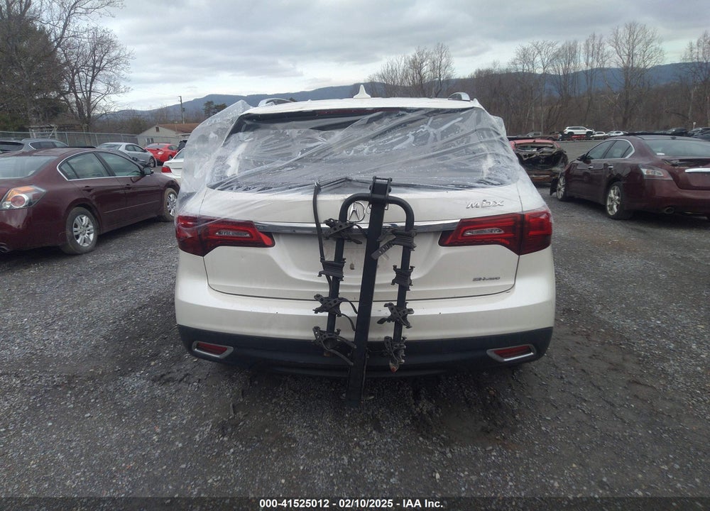 2014 ACURA MDX TECHNOLOGY PKG W/ENTERTAINMENT PKG VIN: 5FRYD4H65EB026396