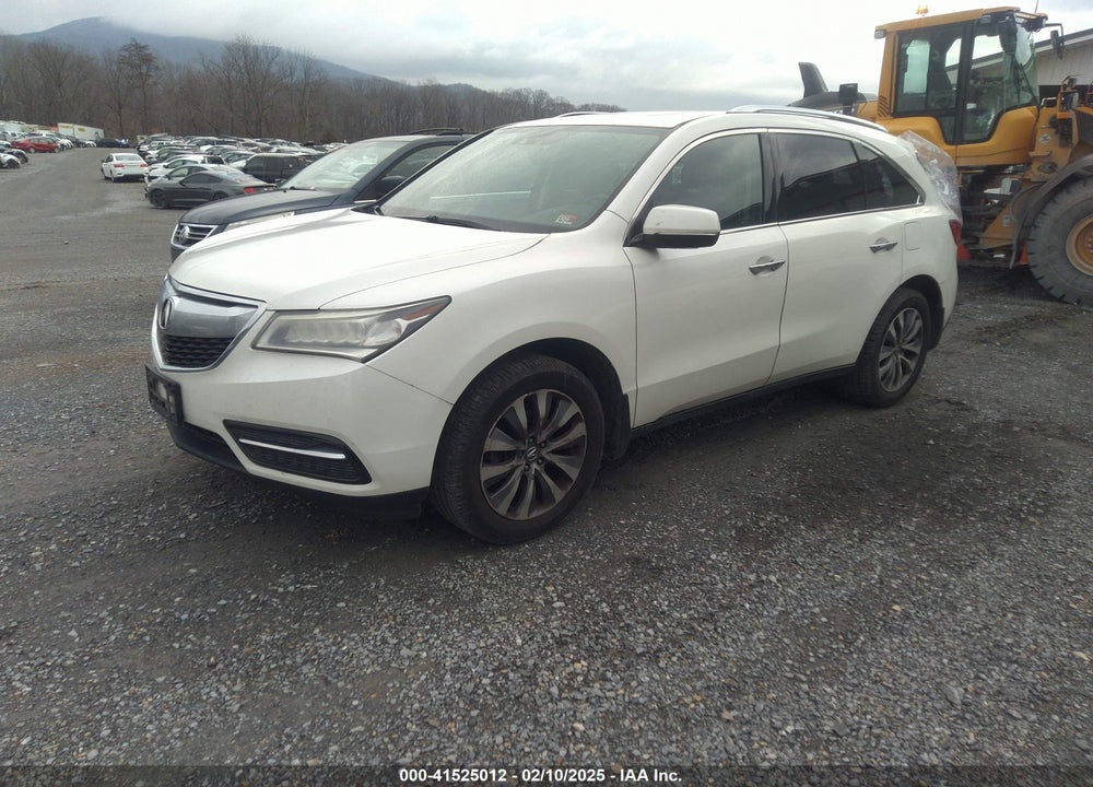 2014 ACURA MDX TECHNOLOGY PKG W/ENTERTAINMENT PKG VIN: 5FRYD4H65EB026396