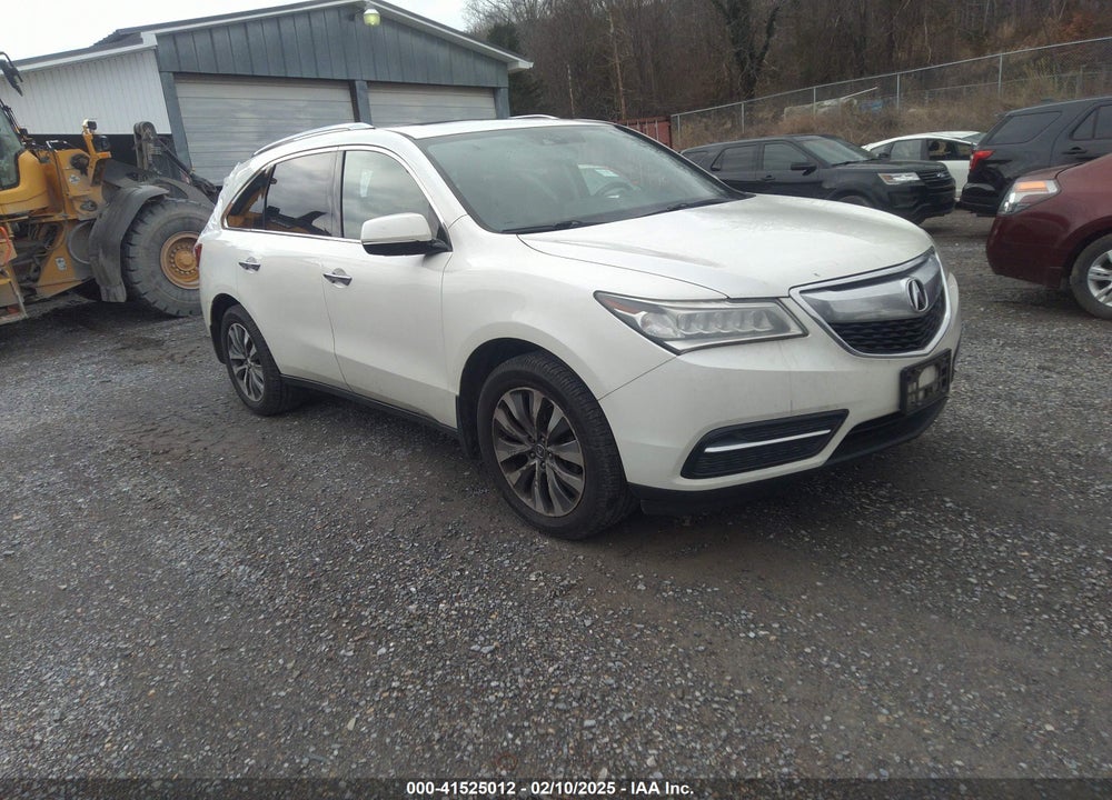 2014 ACURA MDX TECHNOLOGY PKG W/ENTERTAINMENT PKG VIN: 5FRYD4H65EB026396