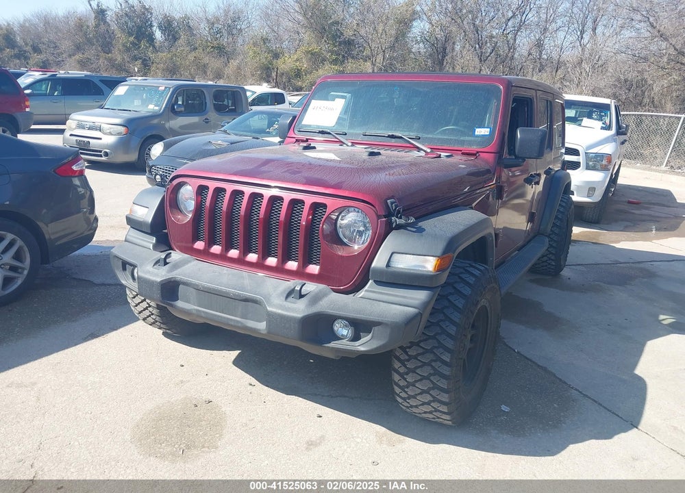 2022 JEEP WRANGLER UNLIMITED SPORT S 4X4 VIN: 1C4HJXDG1NW119356