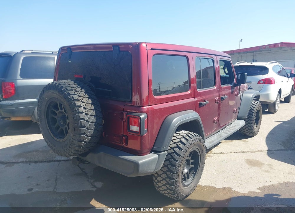 2022 JEEP WRANGLER UNLIMITED SPORT S 4X4 VIN: 1C4HJXDG1NW119356