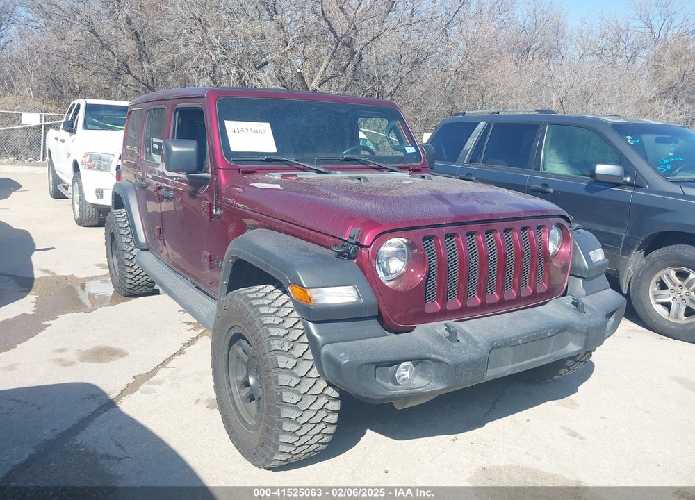 2022 JEEP WRANGLER UNLIMITED SPORT S 4X4 VIN: 1C4HJXDG1NW119356