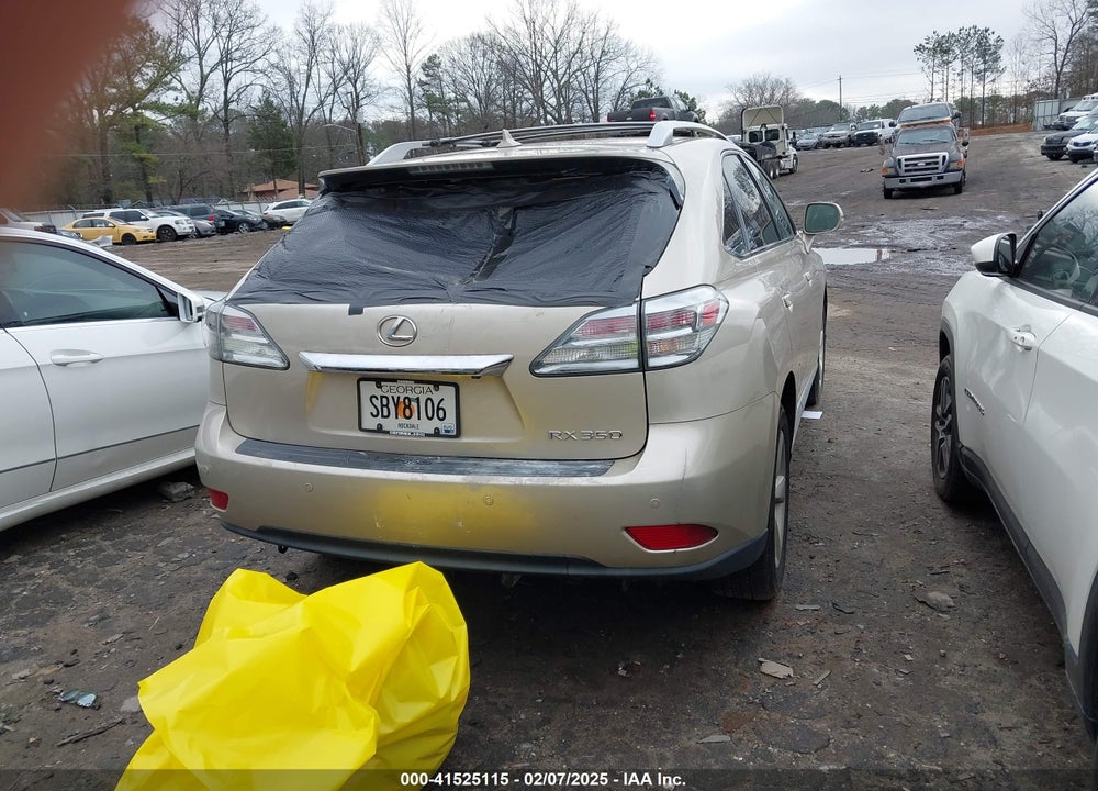 2012 LEXUS RX 350 VIN: 2T2BK1BA7CC126618