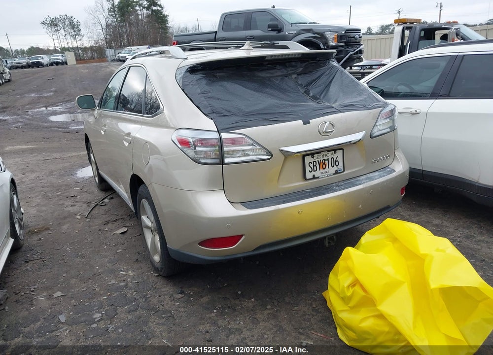 2012 LEXUS RX 350 VIN: 2T2BK1BA7CC126618