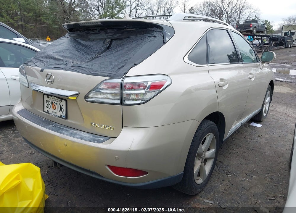 2012 LEXUS RX 350 VIN: 2T2BK1BA7CC126618