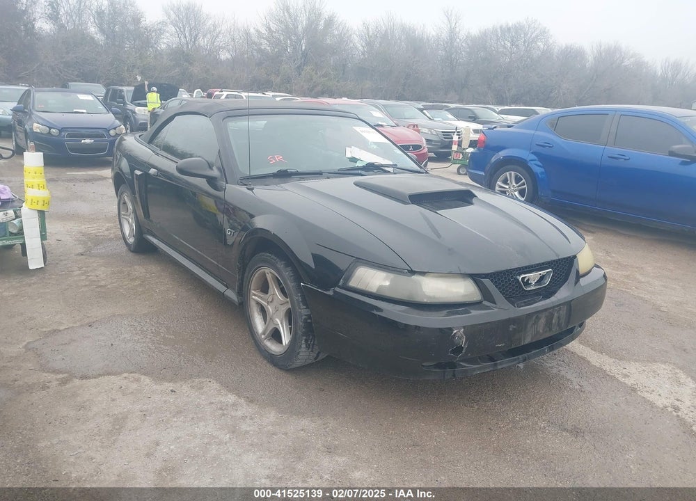 2002 FORD MUSTANG GT VIN: 1FAFP45X72F225962