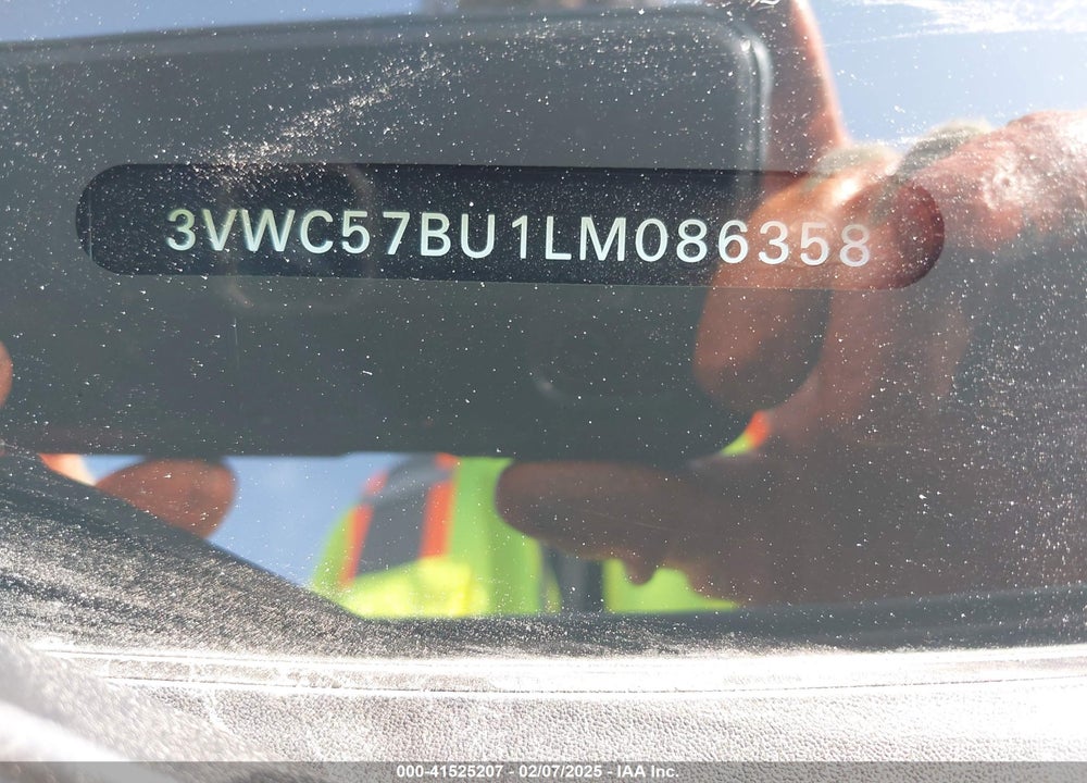 2020 VOLKSWAGEN JETTA VIN: 3VWC57BU1LM086358
