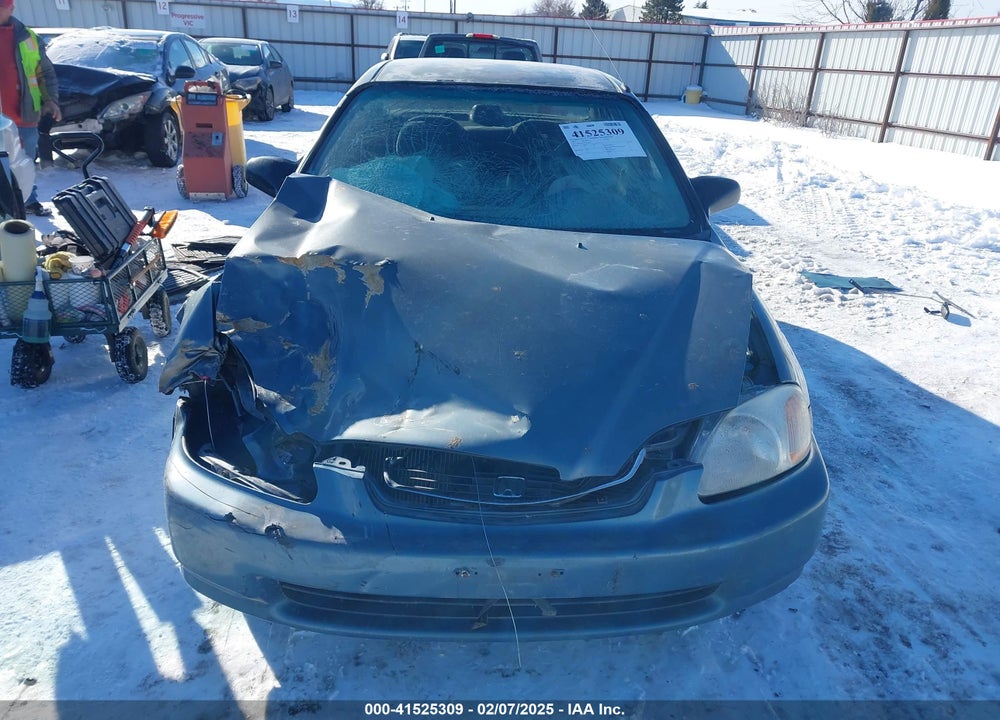 1997 HONDA CIVIC LX VIN: 1HGEJ6672VL016668