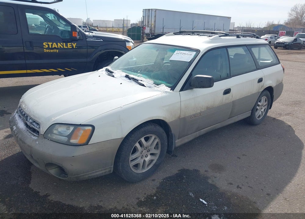 2002 SUBARU OUTBACK VIN: 4S3BH665X27666784