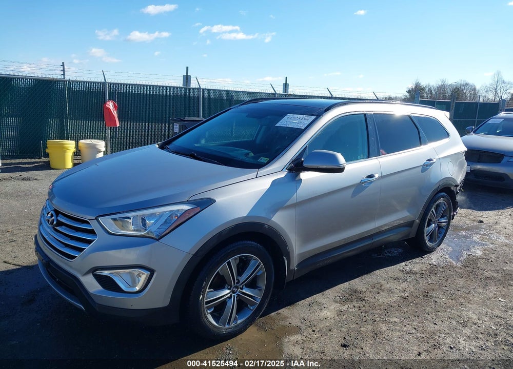 2016 HYUNDAI SANTA FE LIMITED VIN: KM8SRDHFXGU157595