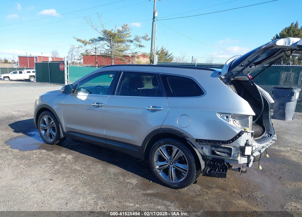 2016 HYUNDAI SANTA FE LIMITED VIN: KM8SRDHFXGU157595