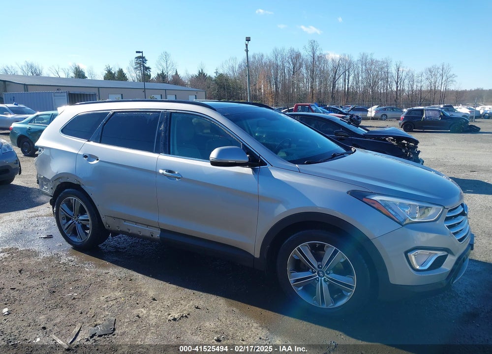 2016 HYUNDAI SANTA FE LIMITED VIN: KM8SRDHFXGU157595