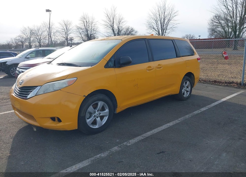 2012 TOYOTA SIENNA BASE V6 7 PASSENGER VIN: 5TDZK3DC3CS221892
