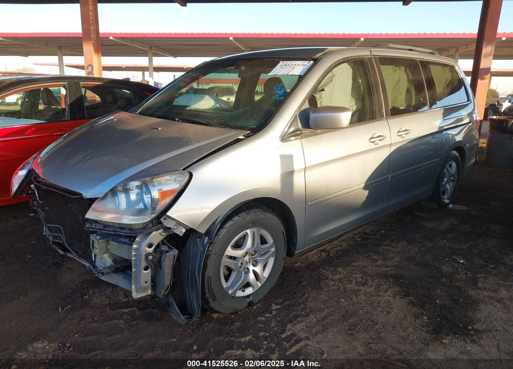 2007 HONDA ODYSSEY EX VIN: 5FNRL384X7B084606