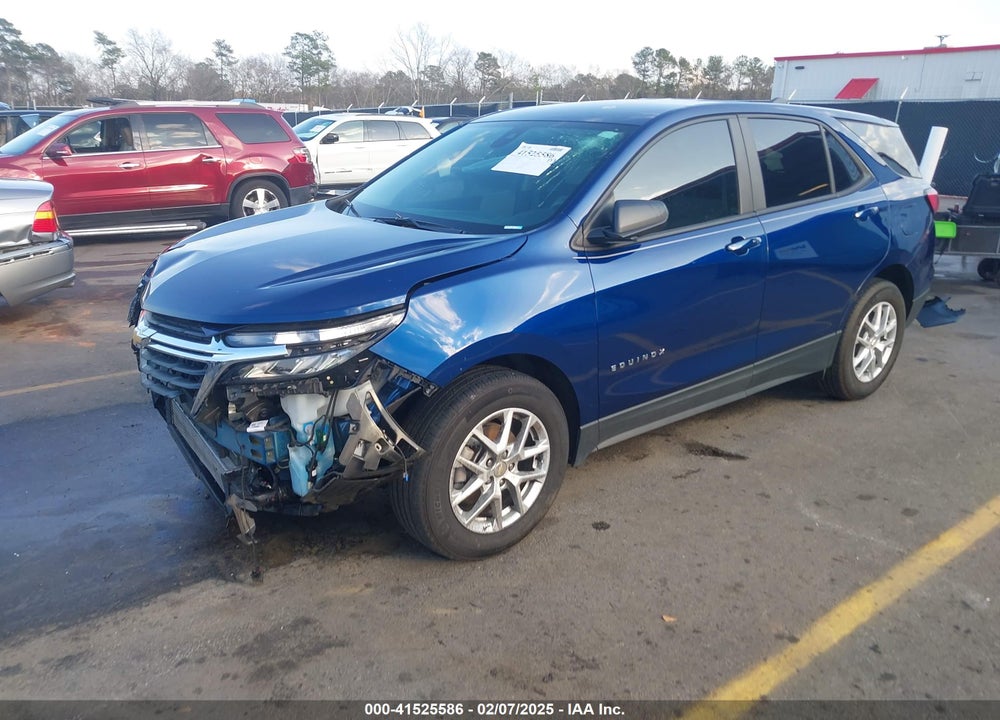 2022 CHEVROLET EQUINOX FWD LS VIN: 3GNAXHEV2NS242959