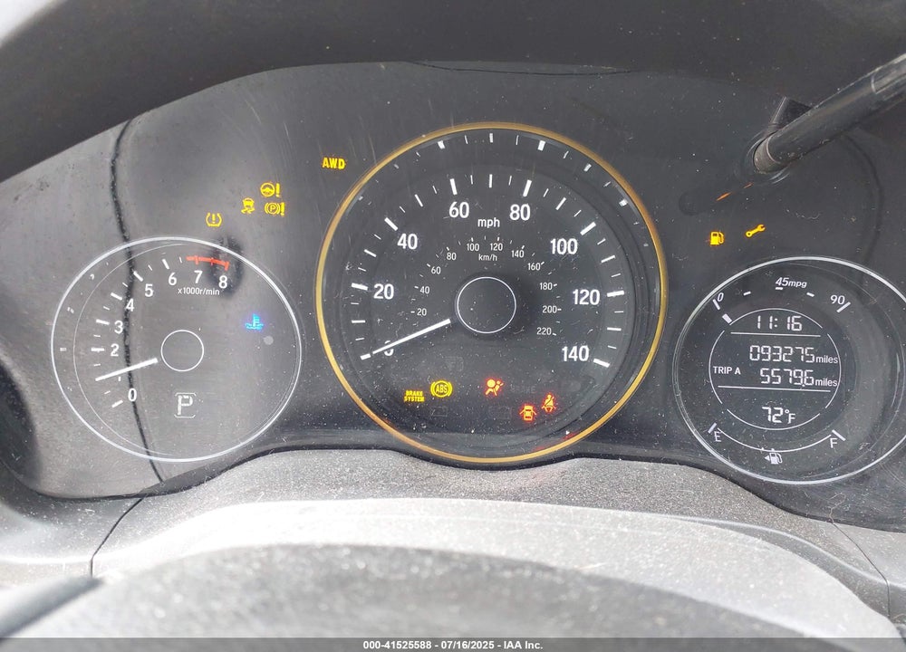 2018 HONDA HR-V VIN: 3CZRU6H70JM719094
