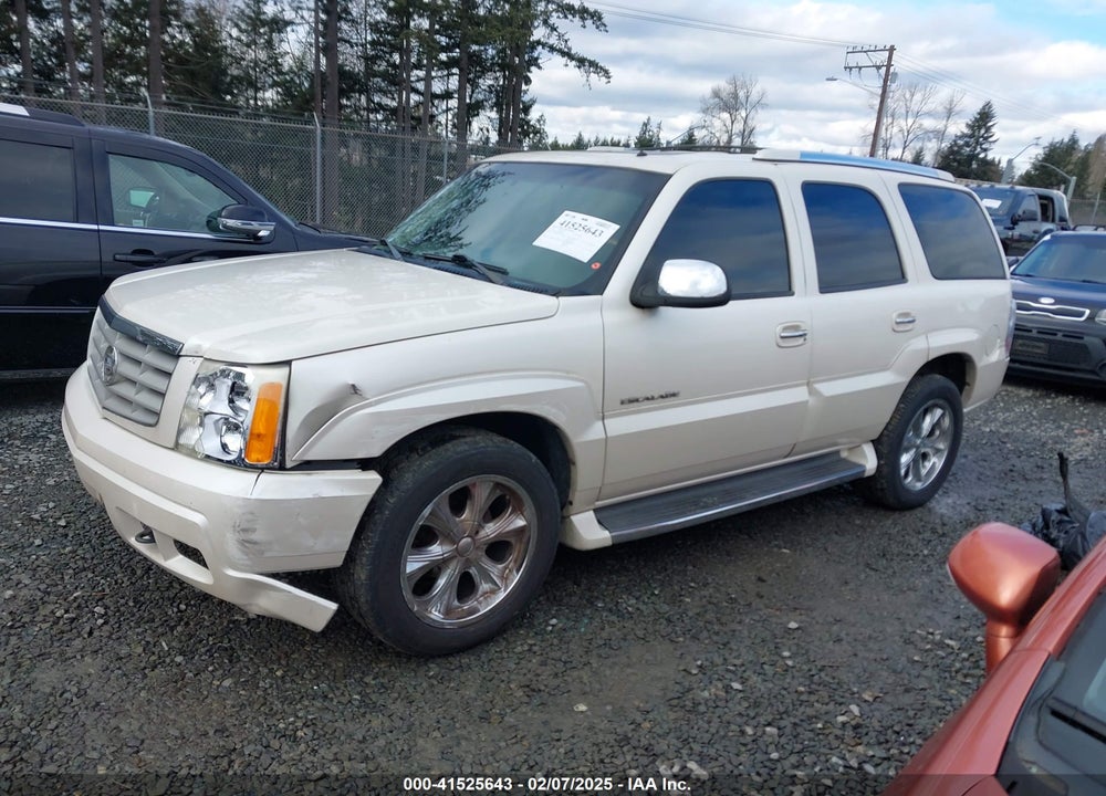 2002 CADILLAC ESCALADE STANDARD VIN: 1GYEK63N32R163874