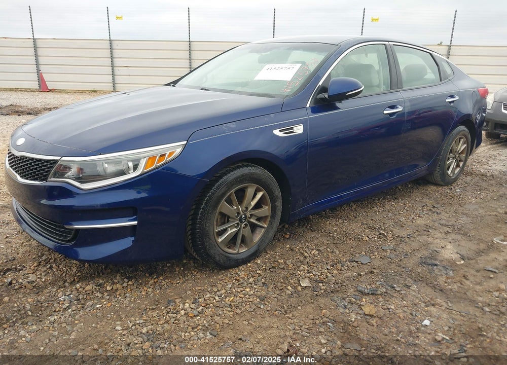 2016 KIA OPTIMA LX TURBO VIN: 5XXGT4L17GG008221