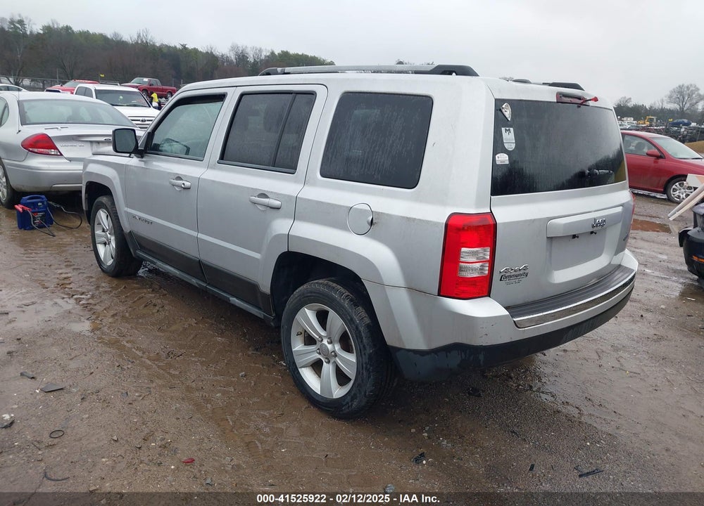 2011 JEEP PATRIOT LATITUDE X VIN: 1J4NF4GB6BD118935