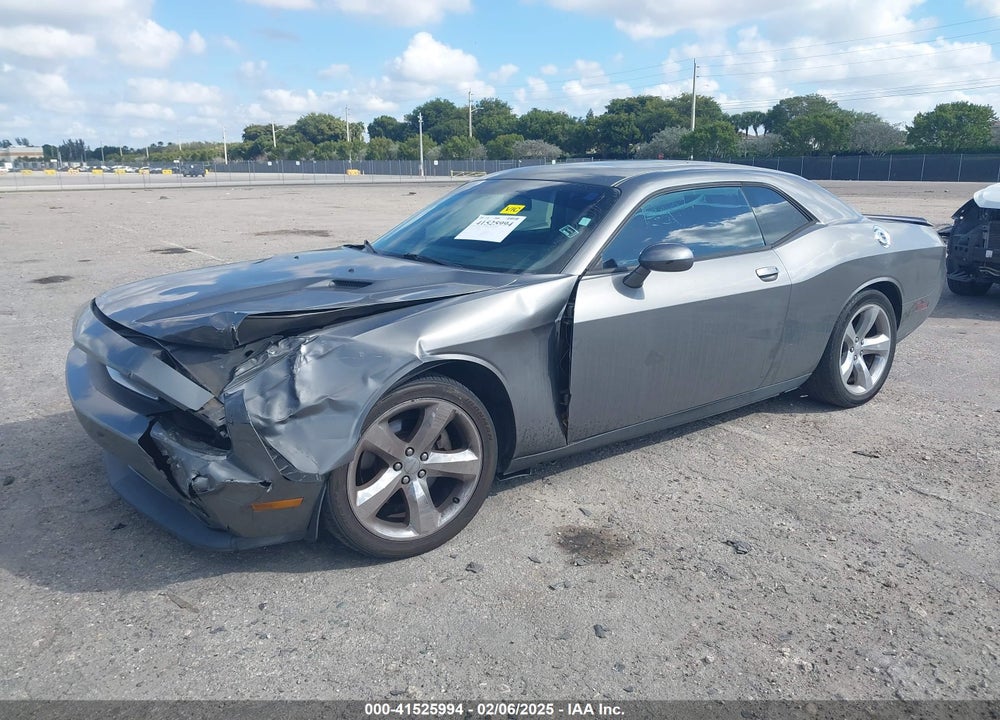 2012 DODGE CHALLENGER SXT VIN: 2C3CDYAG2CH105686