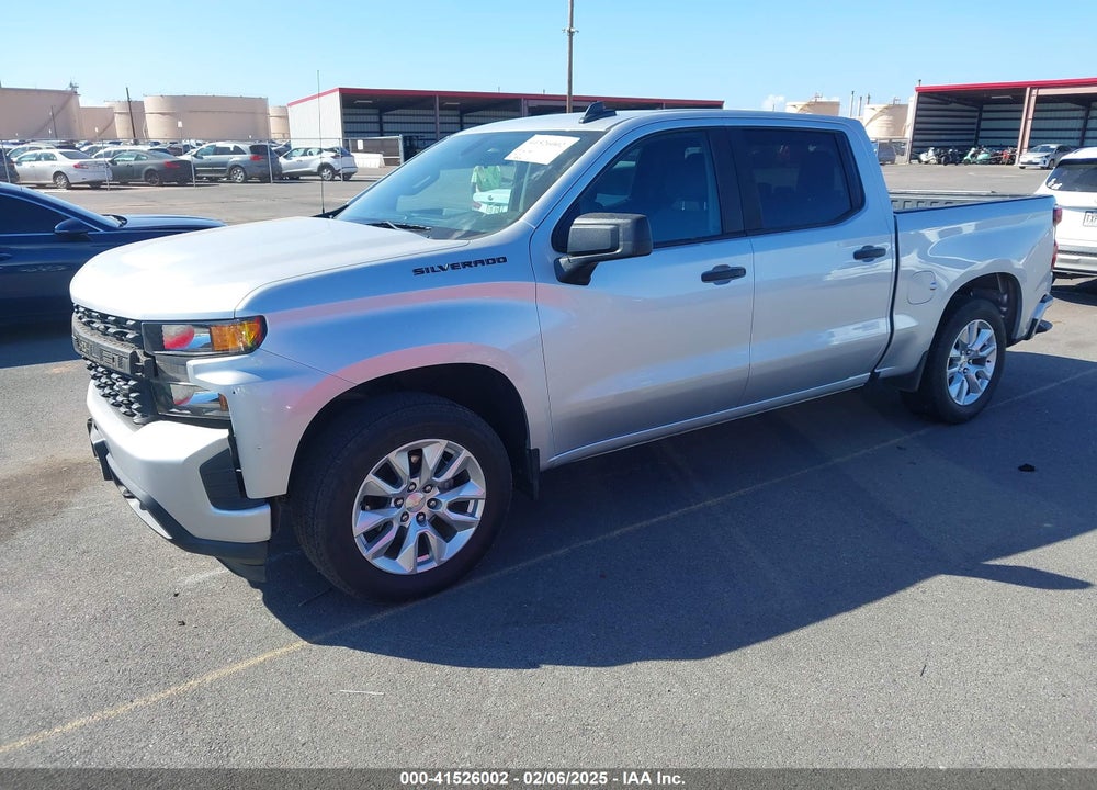 2021 CHEVROLET SILVERADO 1500 2WD SHORT BED CUSTOM VIN: 3GCPWBEK8MG241888