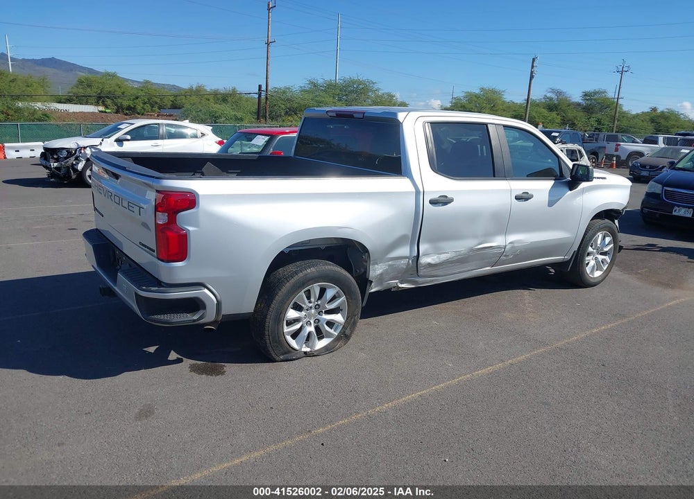 2021 CHEVROLET SILVERADO 1500 2WD SHORT BED CUSTOM VIN: 3GCPWBEK8MG241888